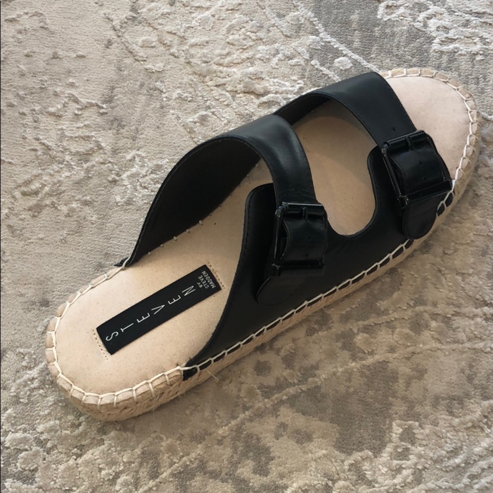 Black SZ 10 Steven by Steve Madden Lapis sandal